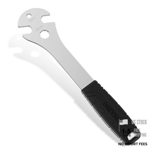 Bike Pedal Wrench,Long Handle Bicycle Pedal Removal Tool Spanner Flat Handle