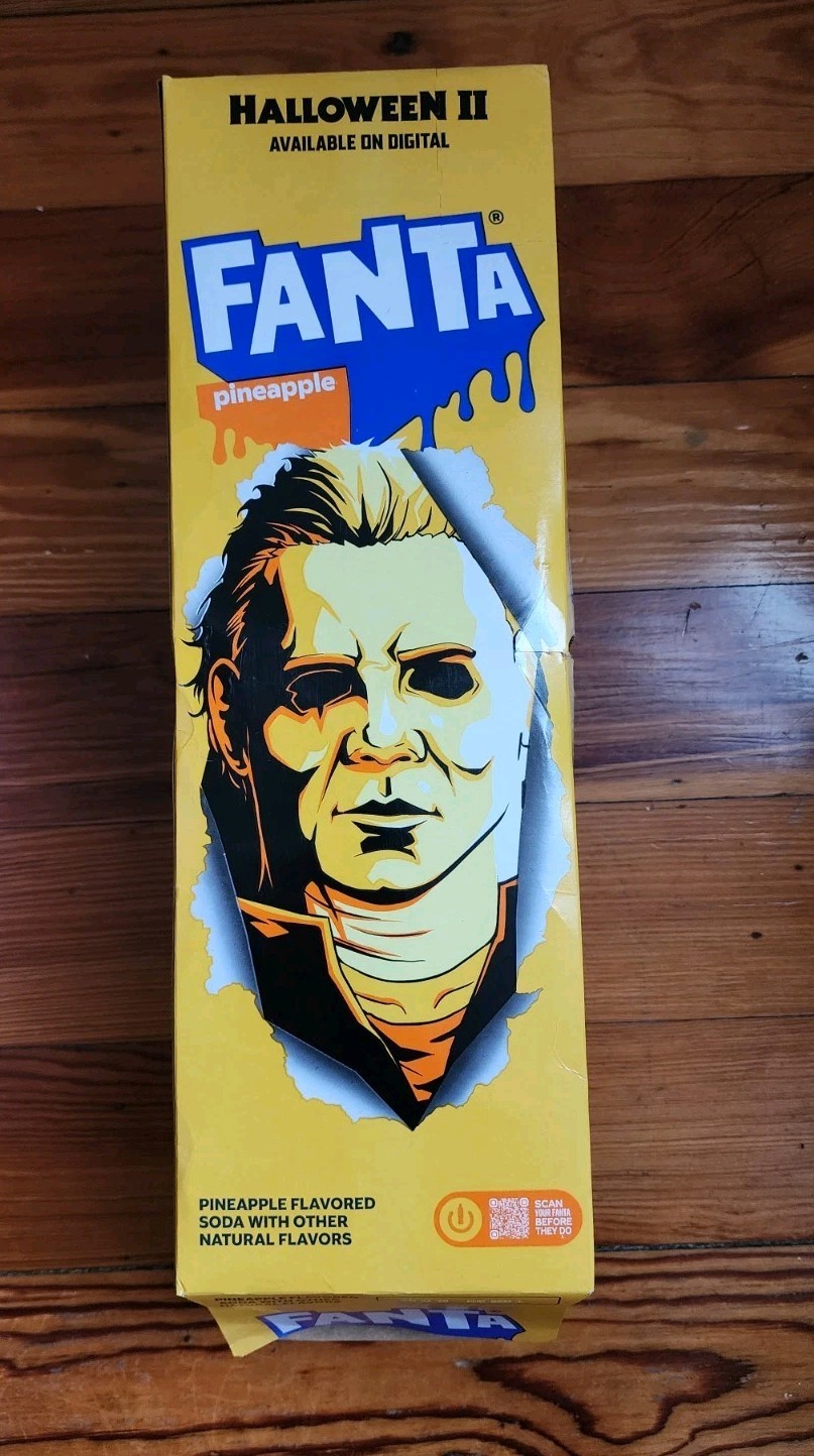Fanta Halloween 2 (2025) (12 pack) Michael Myers , Pineapple EMPTY BOX ONLY