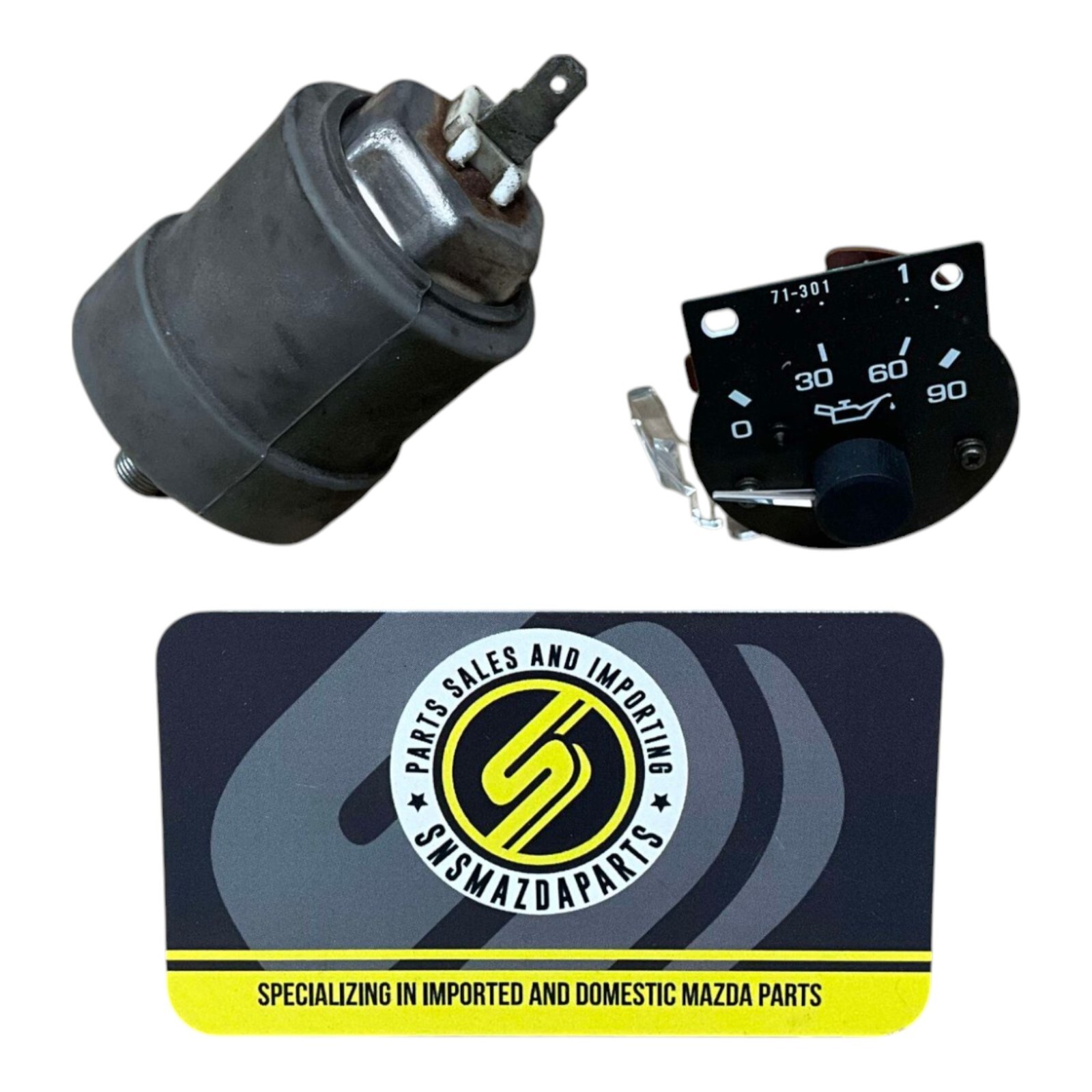 90-93 Mazda Miata MX5 MX-5 OEM Real Oil Pressure Gauge Sending Unit Swap 94-97