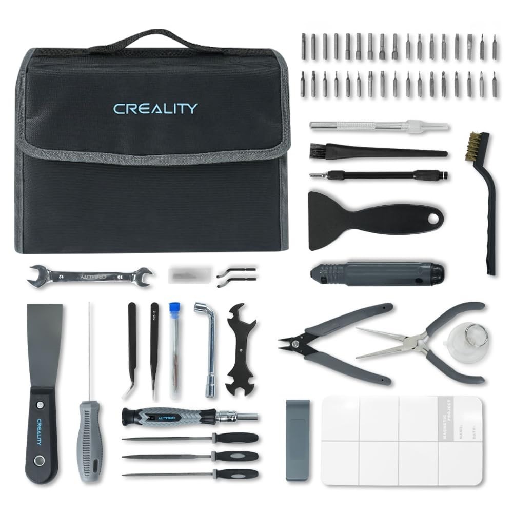 Creality 74-Piece 3D Printer Tool Kit - Efficiency & Organization Redefined