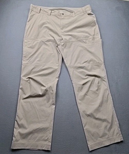Columbia Pants Mens 40x30 Tan Hiking Stretch Water Resistant Trail
