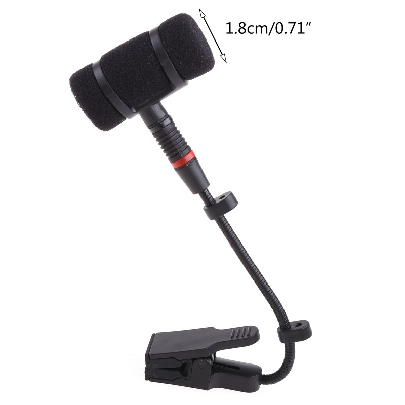 Upgraded Saxophone Microphone Holder Flexible Mics Mount Mic Clips 23cm Height