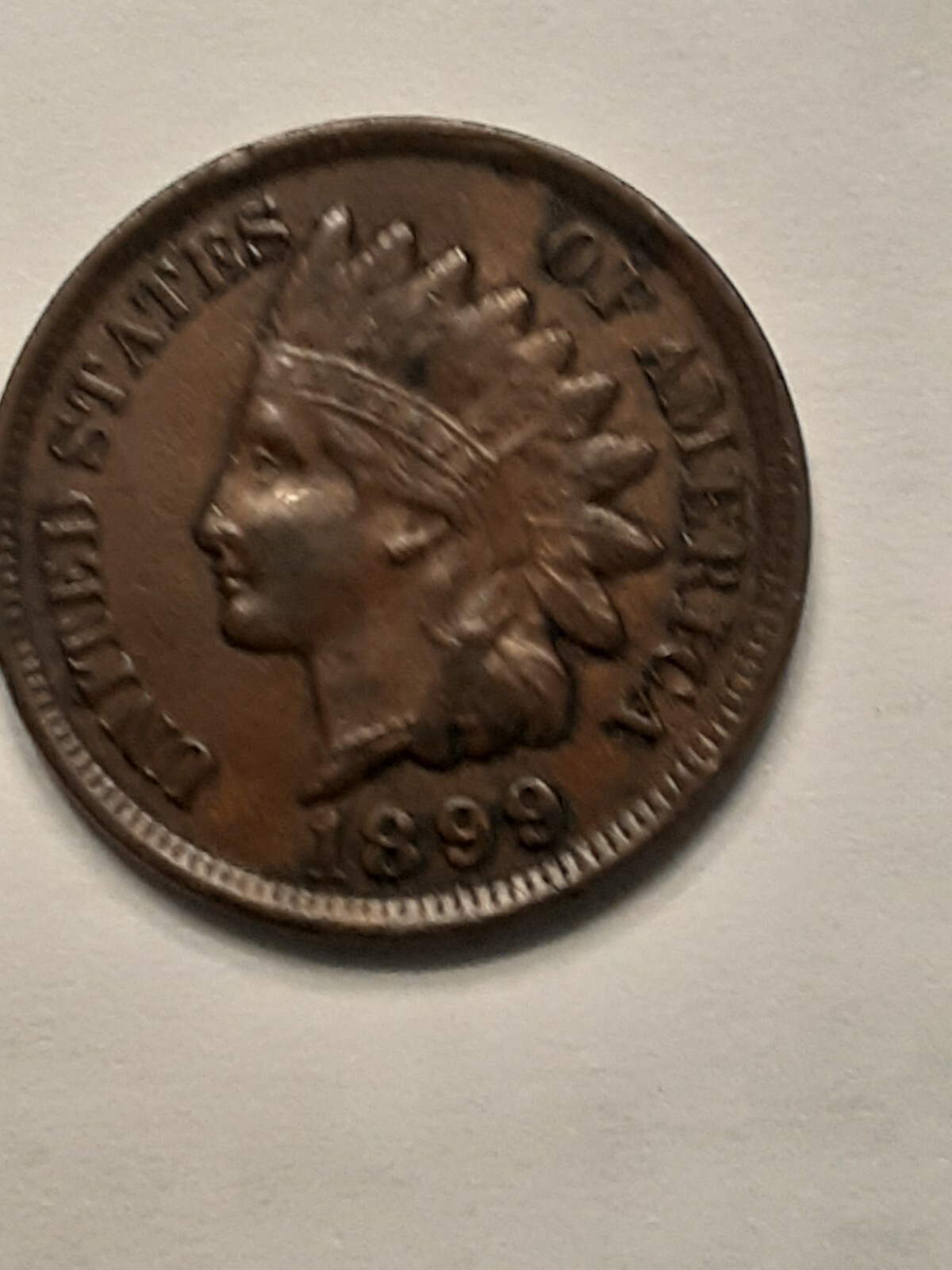 1899 INDIAN HEAD CENT   VF