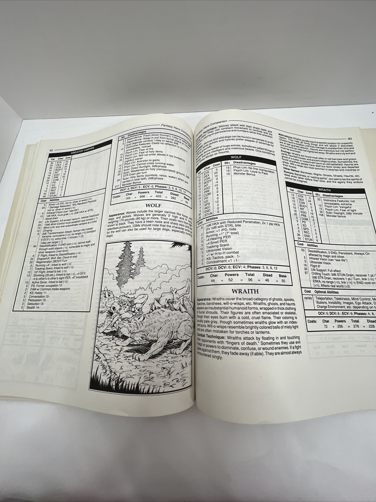 Fantasy Hero Companion #503 A Sourcebook Edited By Rob Bell- Hero Games