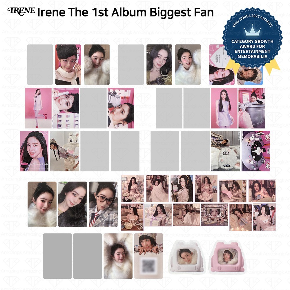 IRENE The 1st Album Biggest Fan Compact/TV/Photobook ver. Photocard