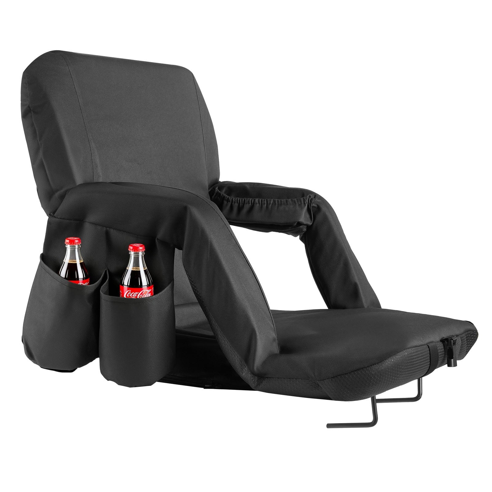 Stadium Seat with Adjustable Angles, 2.9'' Padded Cushion, Back Support