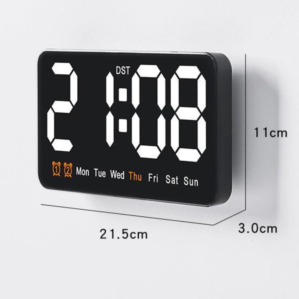 Dual Time Format Adjustable Brightness Customizable Environment Easy To Read