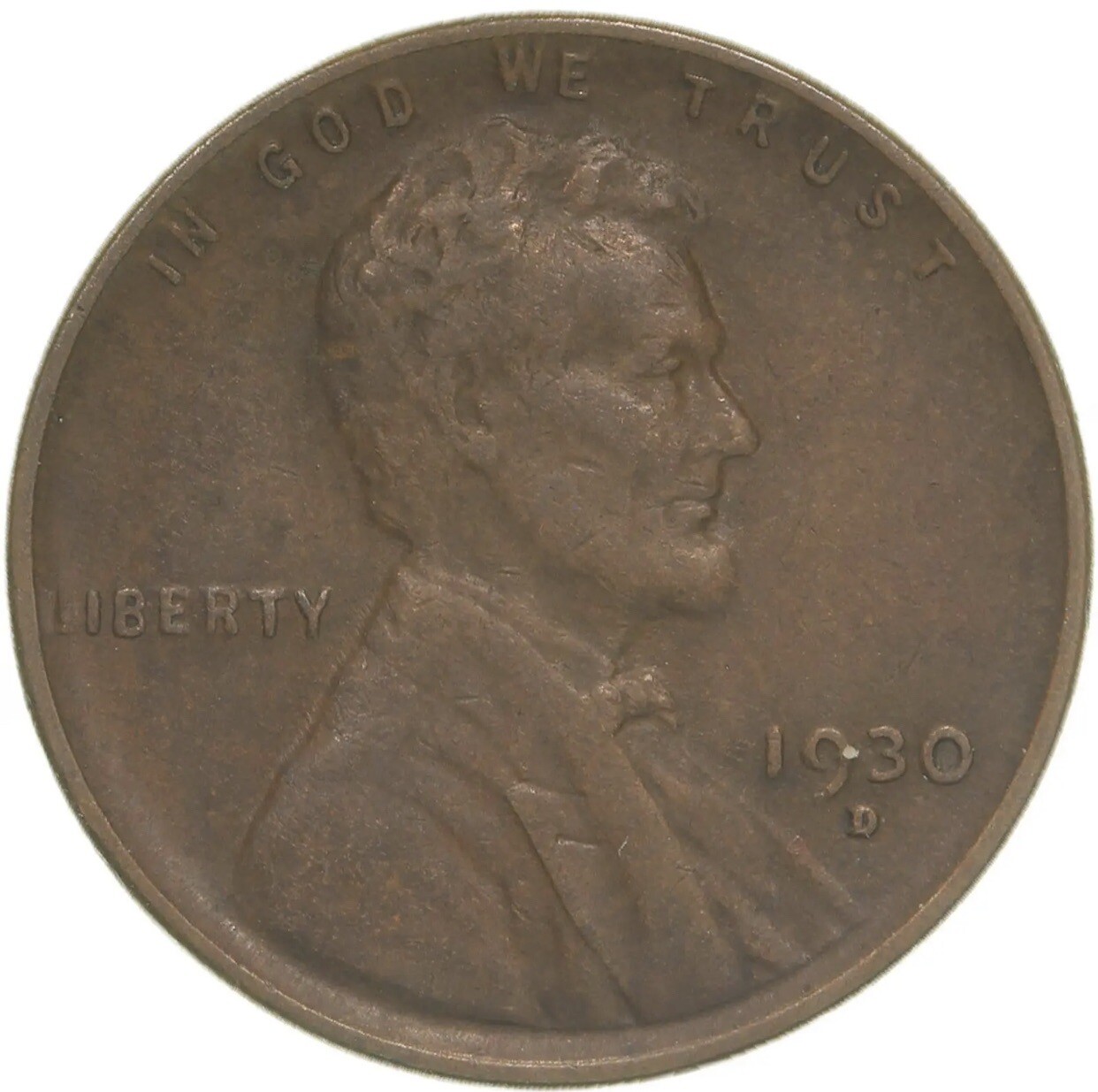 1930 D Lincoln Wheat  Cent Collectible Coin (CIRCULATED)