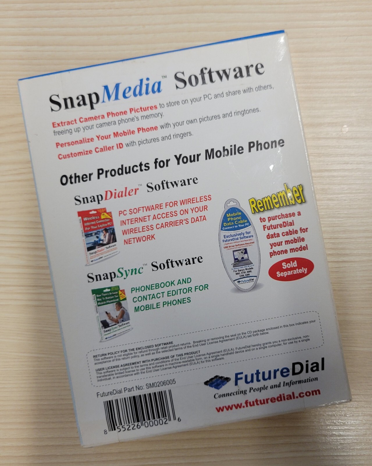 FutureDial SnapMedia Software for CDMA Phones