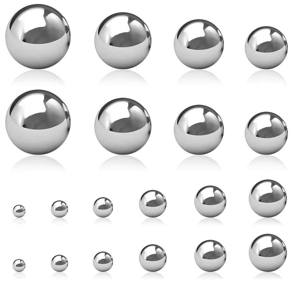 "20 Balls Set for Coin Ring Making - Stainless Steel Forging Ball Tool Kit "