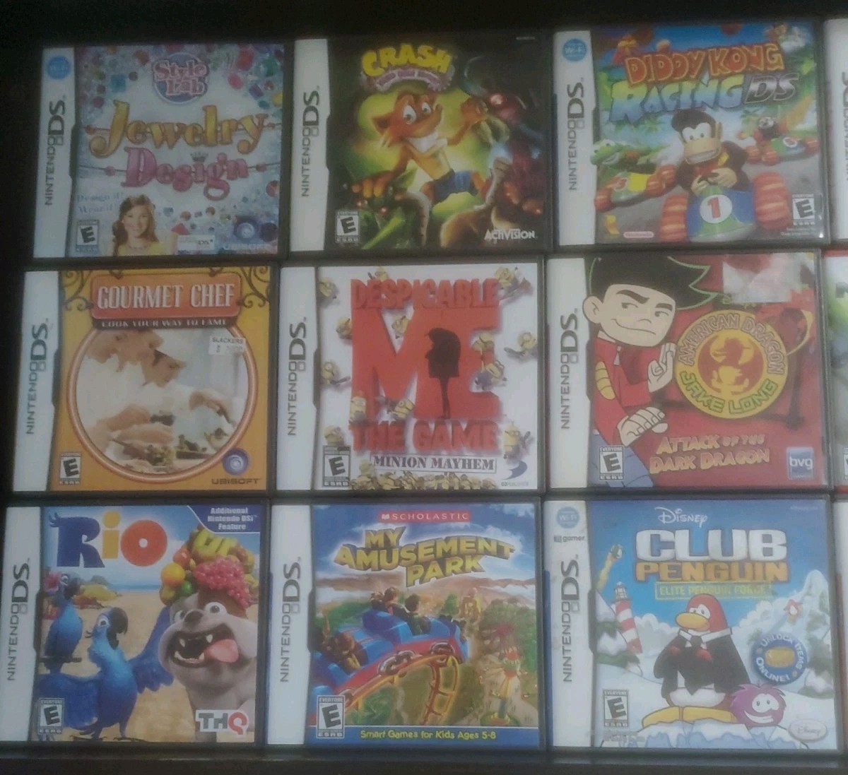 Nintendo DS Game Cases (Lot of 31) Most (19) W/ Manuals Sims Wario Mario + More