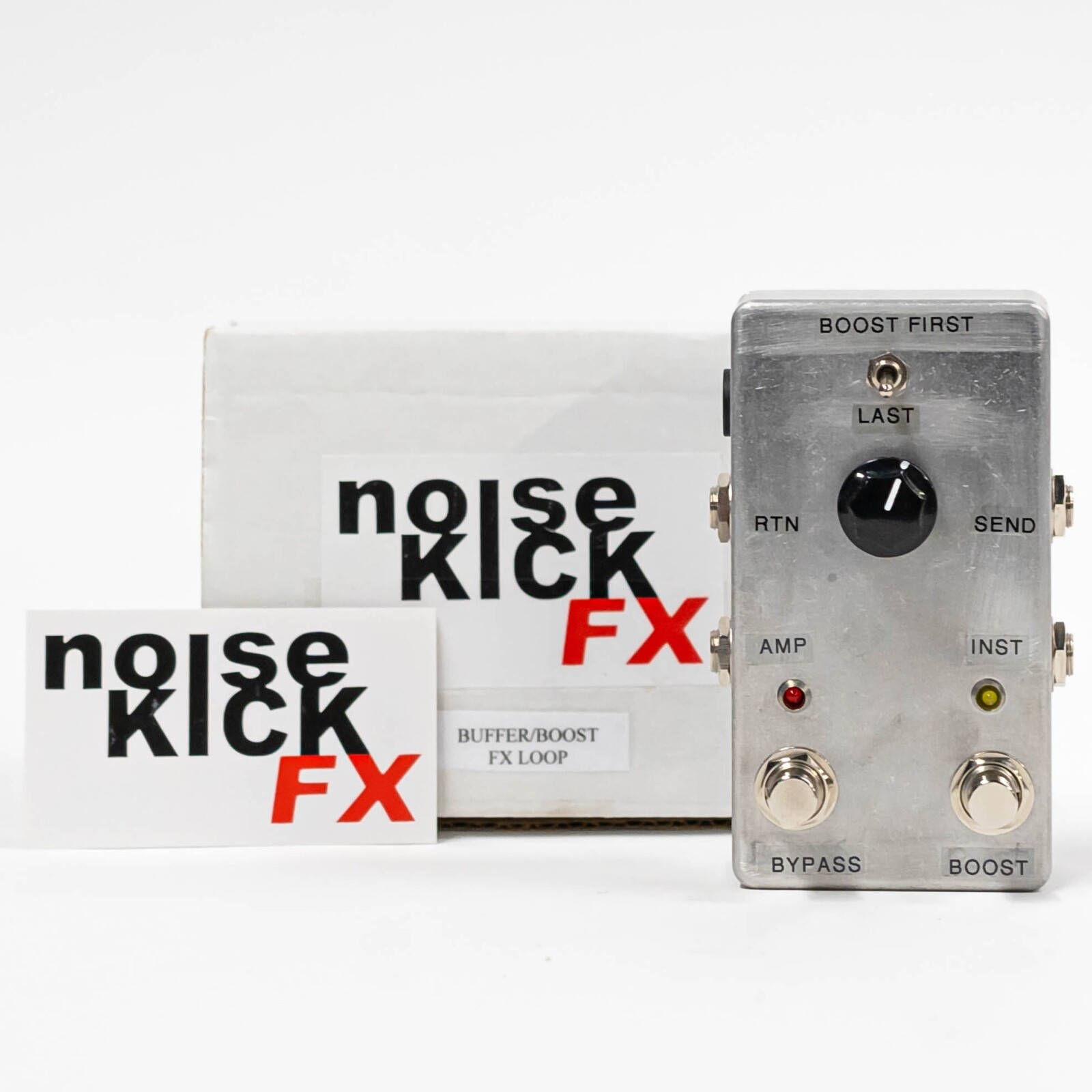 Noise Kick FX - 3-in-1 Buffer / Boost / FX Loop Guitar Effect Pedal - New