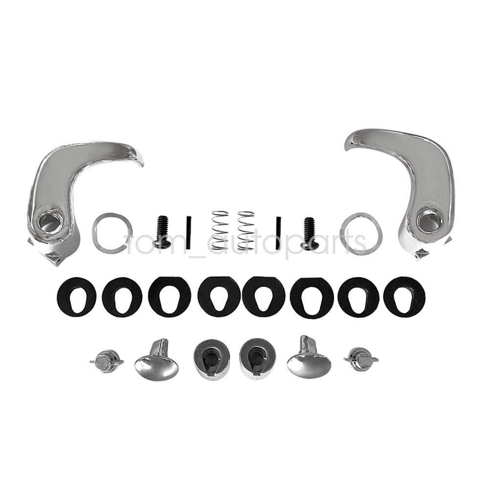 Locking Vent Window Handle Chrome Pair For Chevy GMC Blazer Jimmy Suburban New