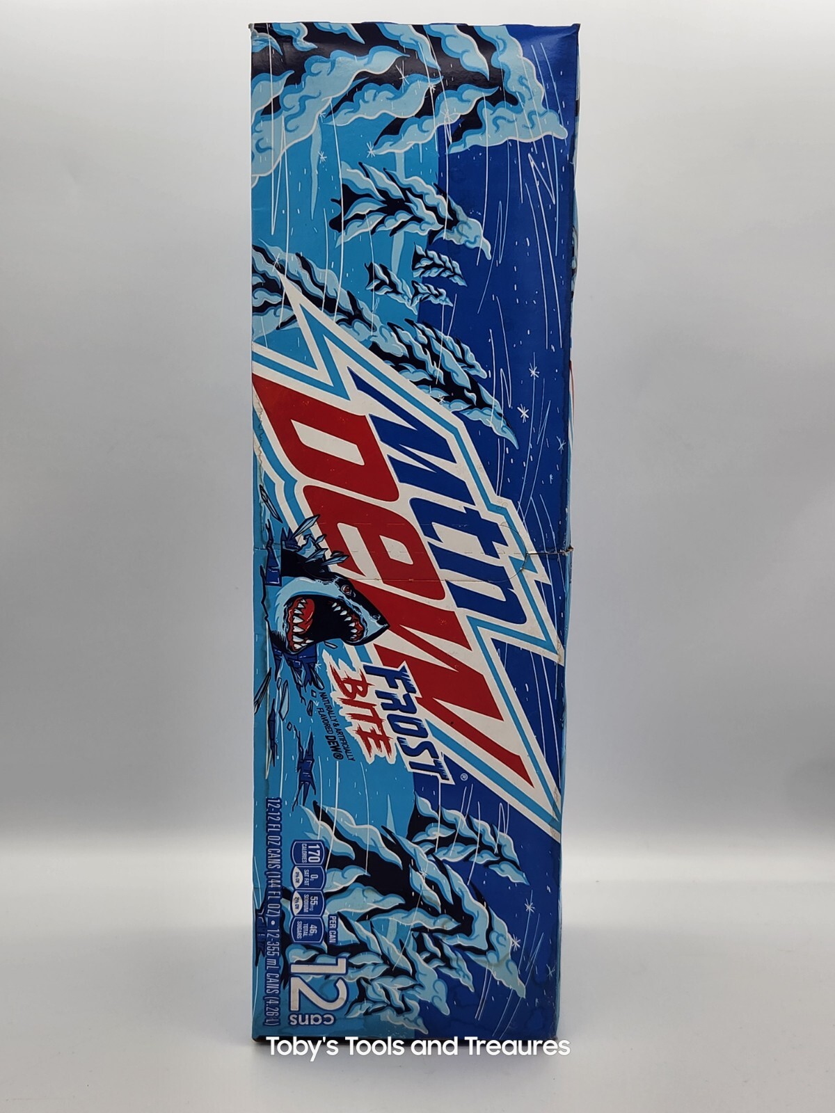 Empty 2022 Mtn Dew Frost Bite 12 Pack Box Only Frostbite Mtn Dew Damages