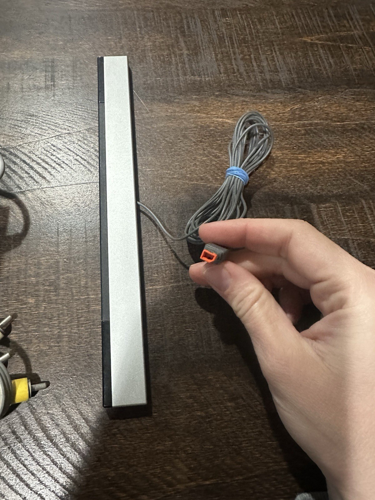 Nintendo Wii System Hook Ups Official Oem Ac Av Sensor Bar Only NO SYSTEM