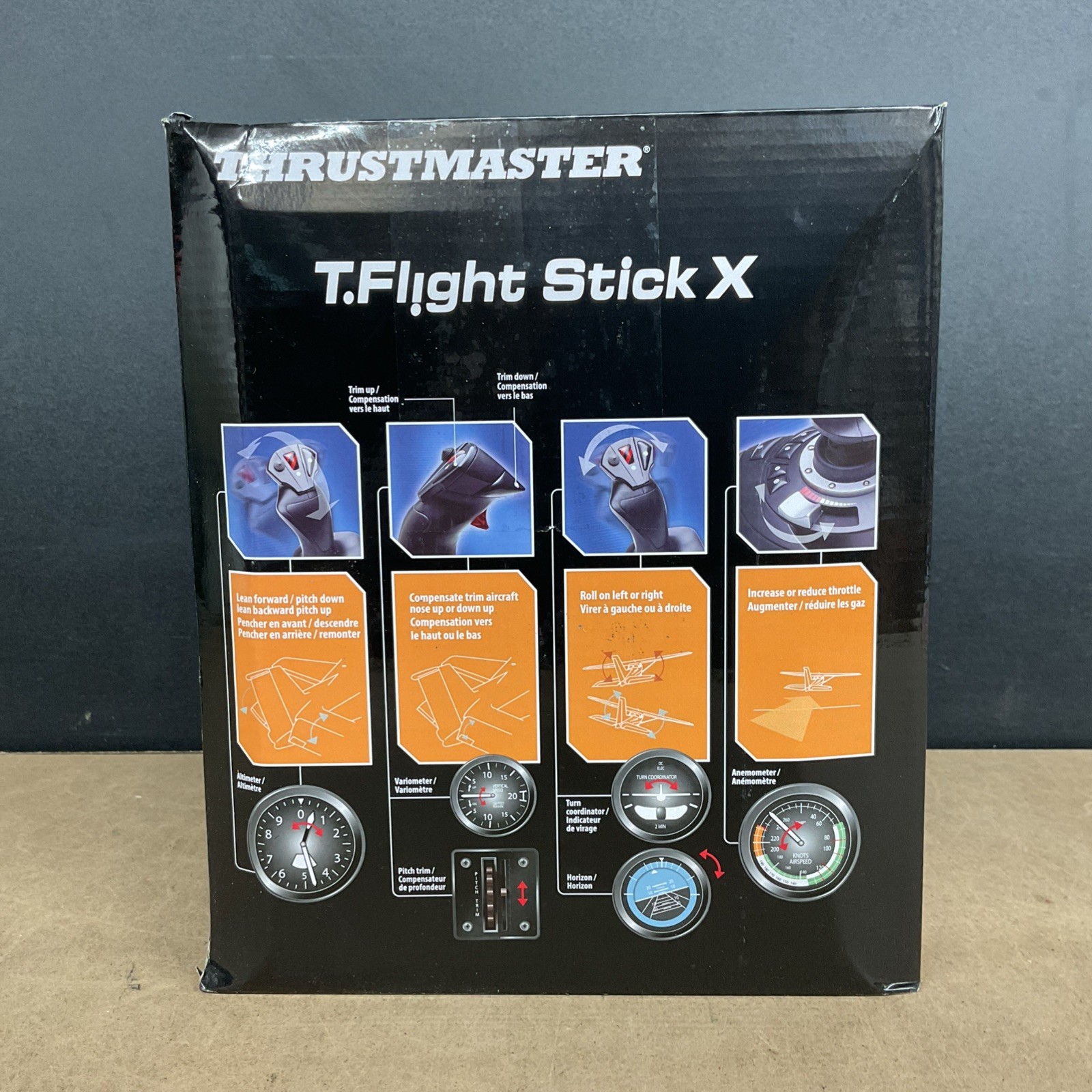 PC Accessory: Flight - Stick - Thrustmaster T-Flight X Controller - Box Damage