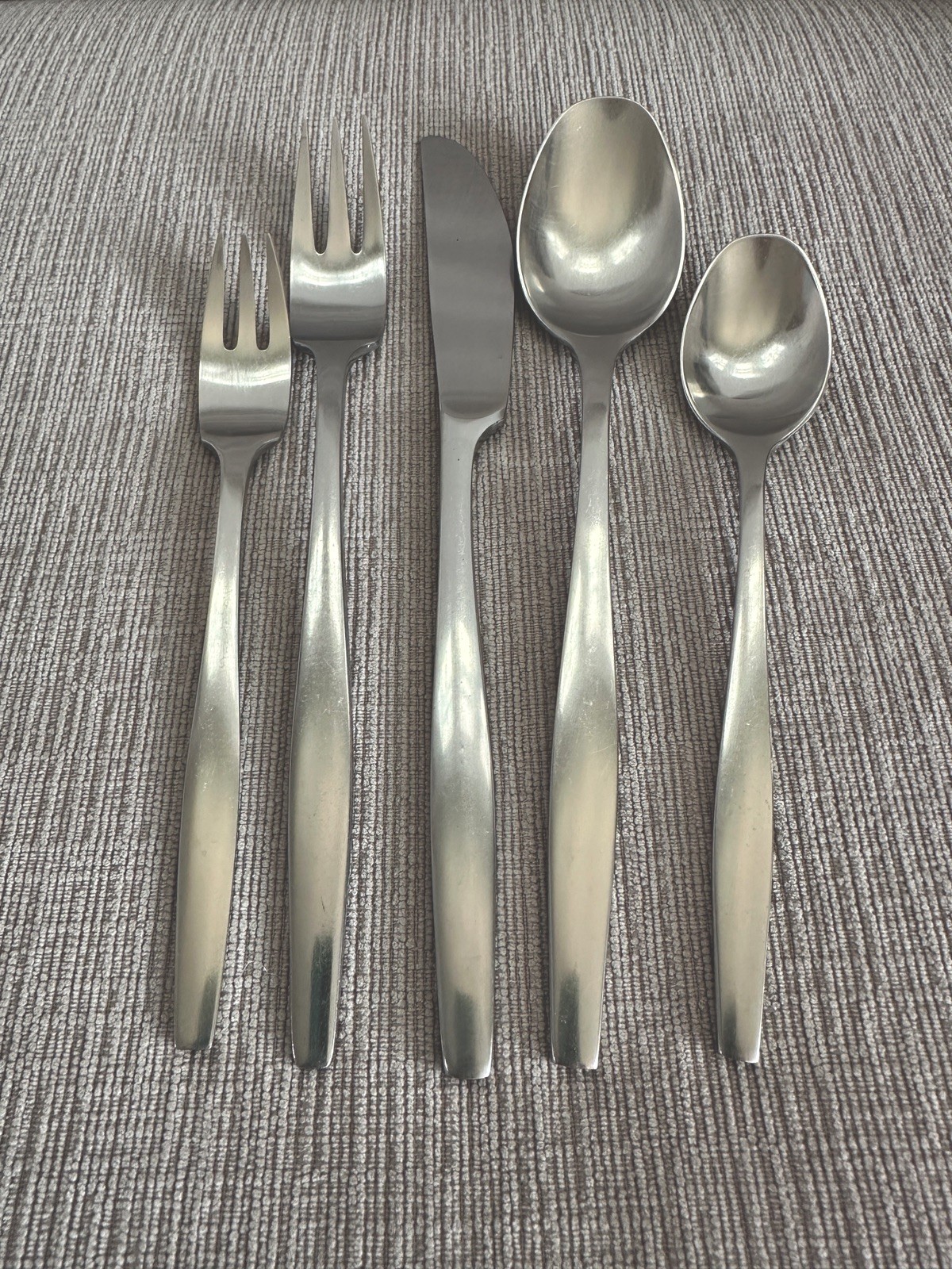 Dansk Variation V Stainless Flatware 5 PC Place Setting JHQ Denmark Finland MCM
