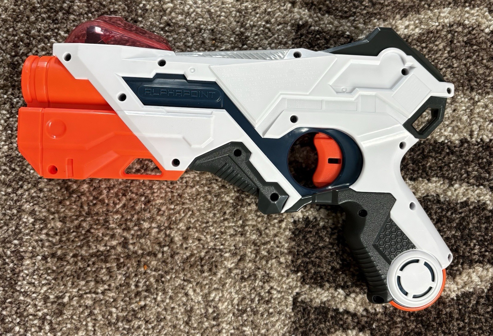 Nerf LaserOps Pro Alpha Point Single with light White Orange Hasbro 2017 Toy