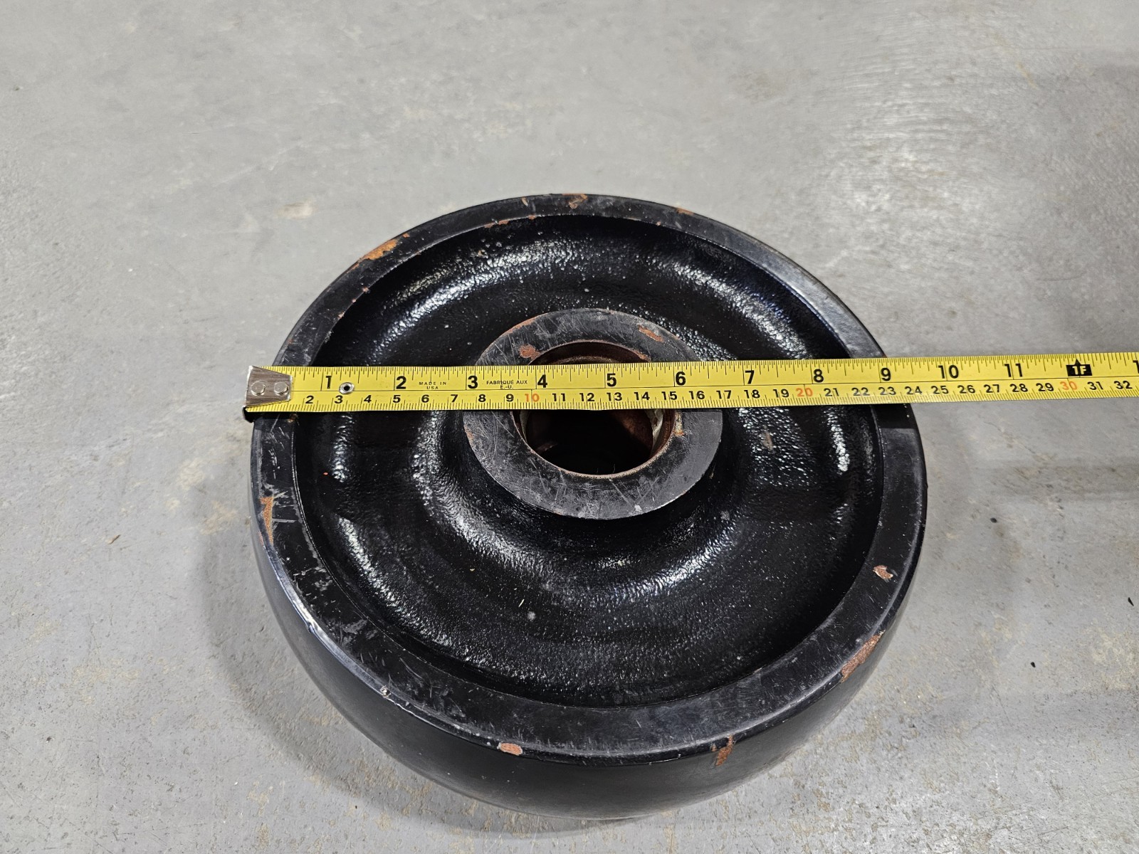 10" Heavy Duty Cast Iron Caster Wheel SS10030X6 Made in USA
