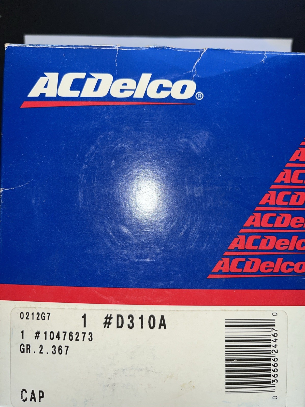 Genuine GM 10476273 Distributor Cap ACDelco D310A Made In USA Free Shipping