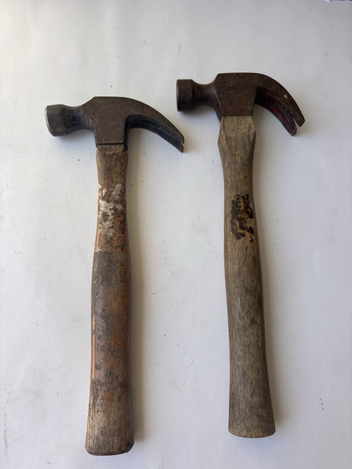 Vintage 16 Oz Claw Hammer Drop Forged Lot Of 2