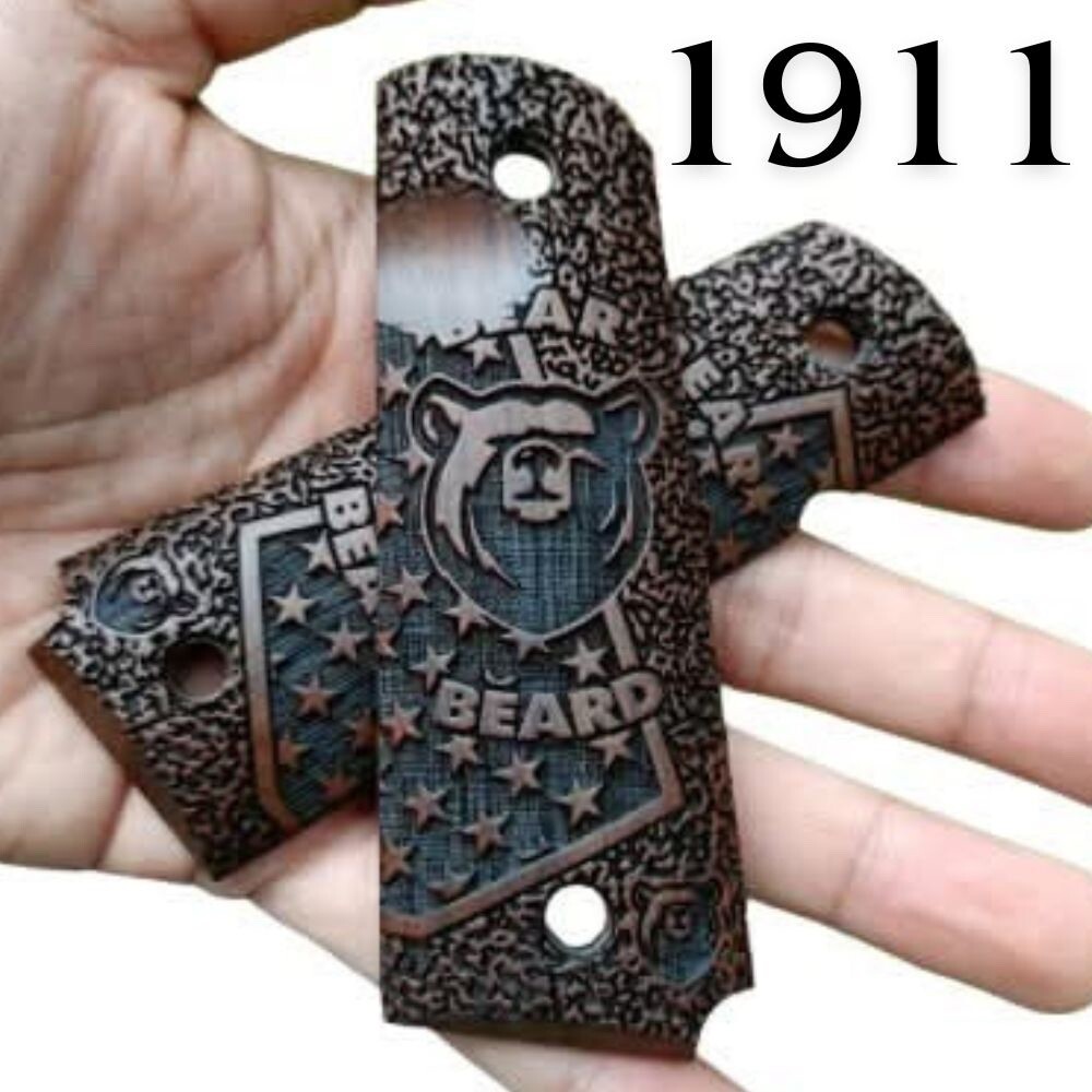 Handcraft pistol grip for 1911 Full size Uniquely your heartwood Auspicious wood