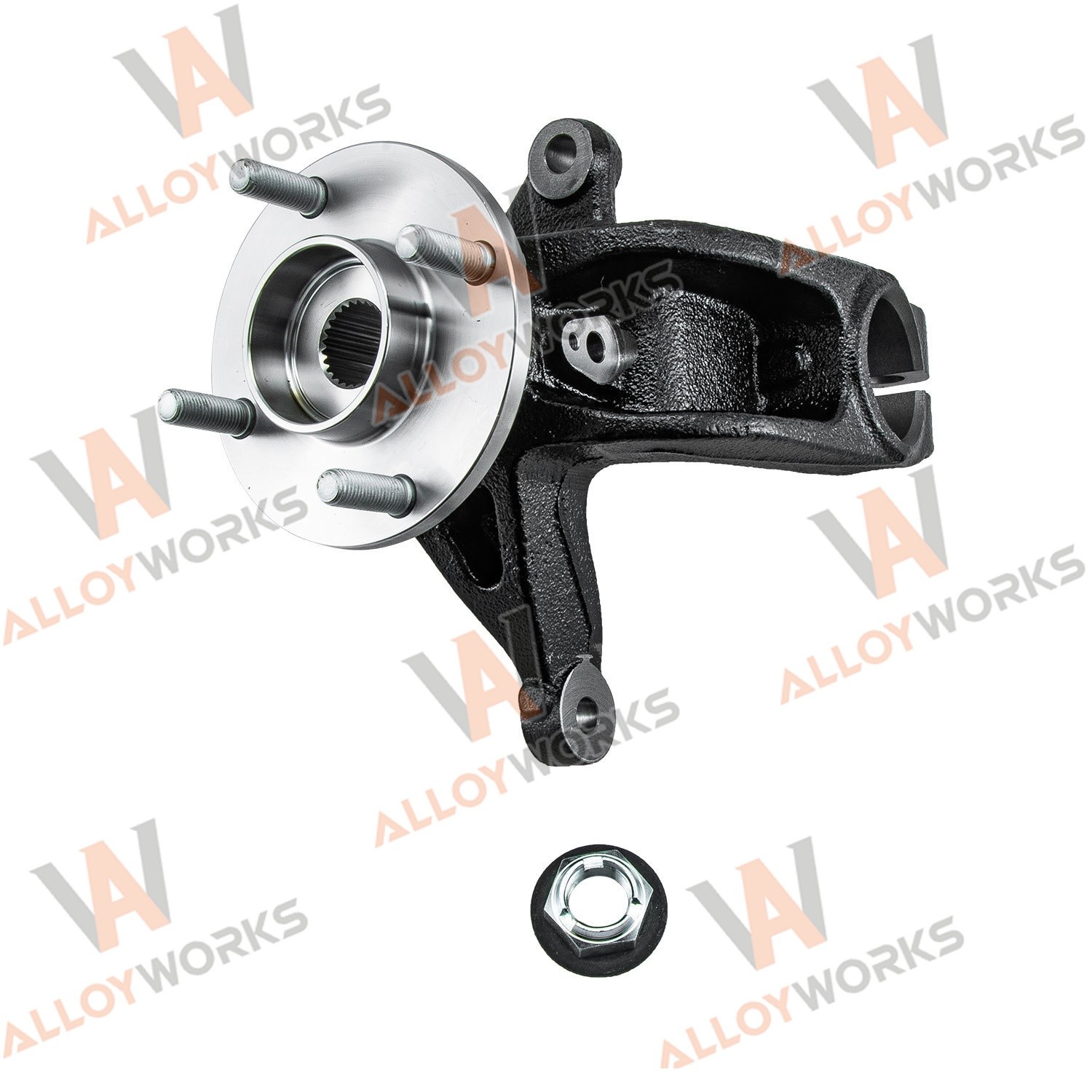 For 2006-2011 2010 Ford Focus Front Left Steering Knuckle & Wheel Hub Bearing US