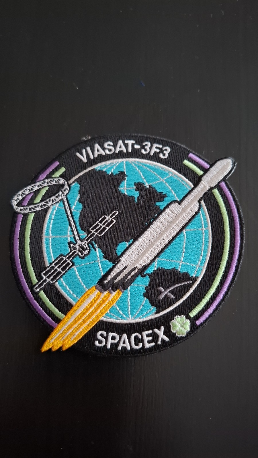 SPACEX VIASAT 3F3 Falcon Heavy Employee Mission Patch NASA