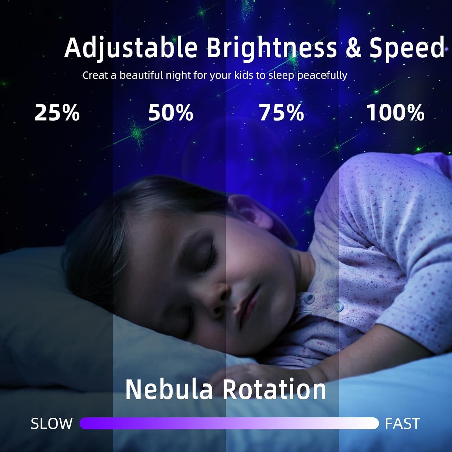 LED Astronaut Night Light Lamp Starry Galaxy Projector Nebula Star w/Remote Gift