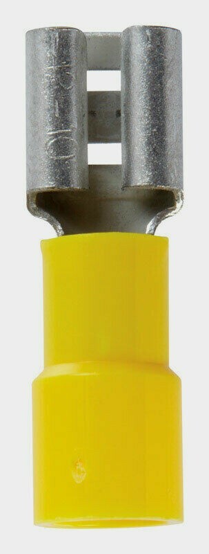 Jandorf Terminal FEMALE DISCONNECT 5pk YELLOW 12-10 Ga Vinyl Insulated 60826 NEW