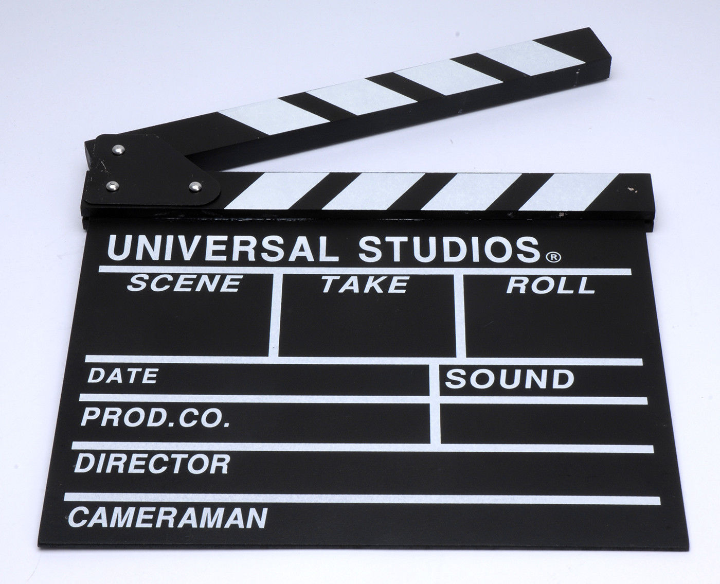 UNIVERSAL STUDIOS MOVIE DIRECTOR'S CLAP Clapboard BOARD Clapper