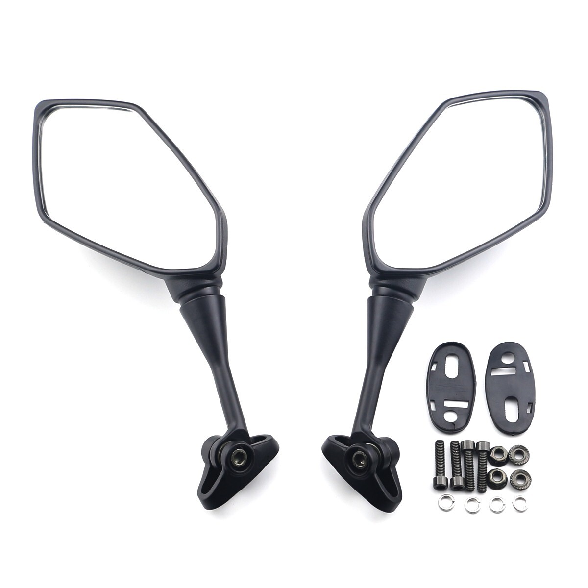 Left & Right Rearview Mirrors For Honda CBR600RR 2003-2019 Carbon