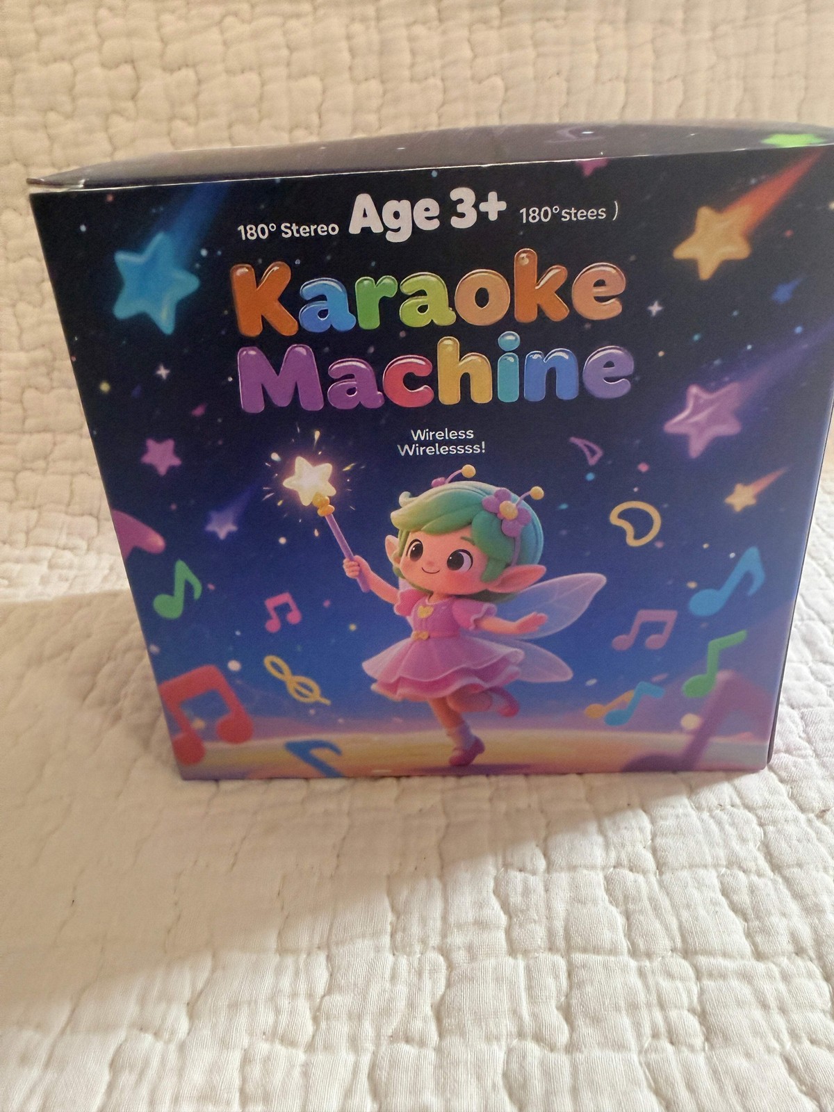 Kids Wireless Karaoke Machine with Microphone Age 3+