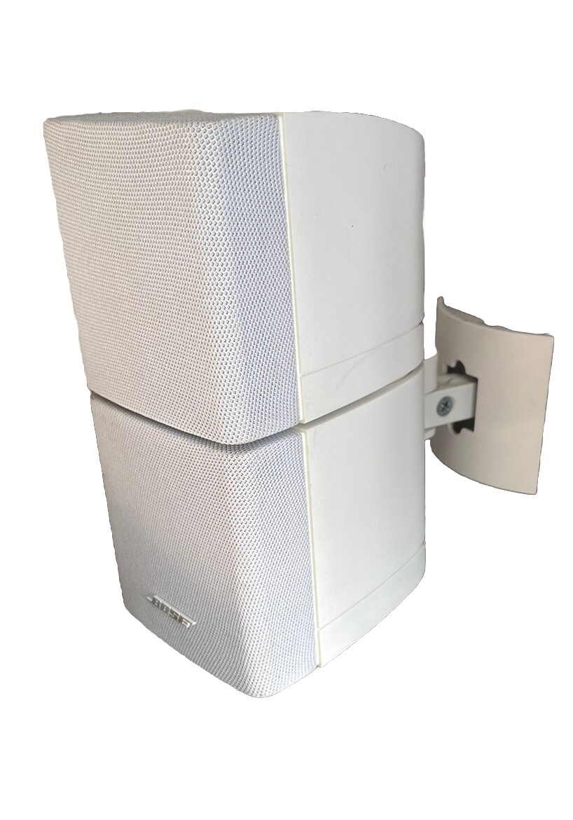 1  Genuine Bose Dual Cube Speaker  Bose Lifestyle Or Acoustimass Black W Bracket