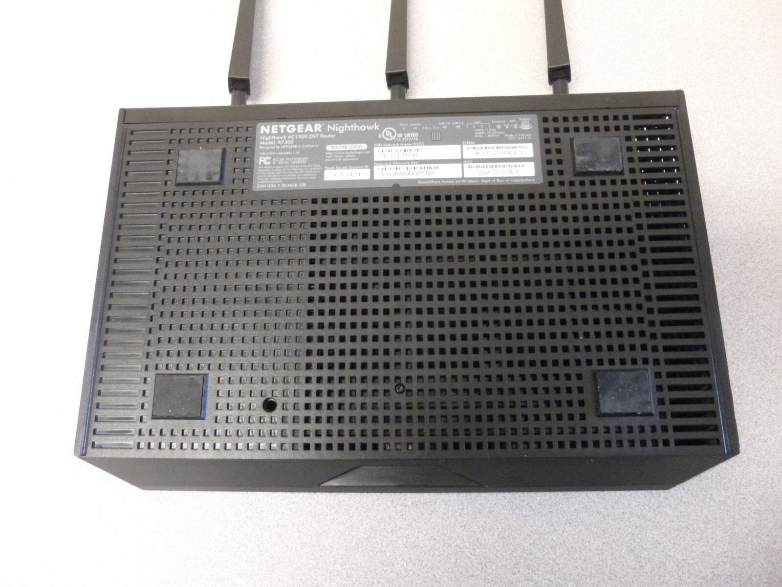 Netgear Nighthawk AC1900 DST R7300DST Router