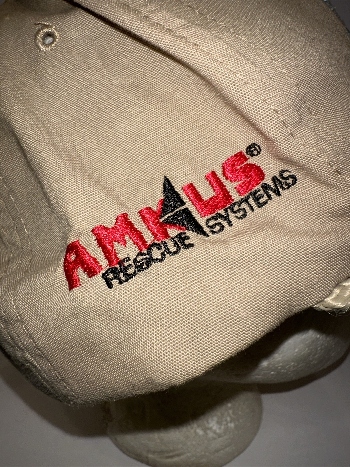West Shore FIRE Inc Tan Hat Cap w Cord Snapback AMK US Rescue Systems Bullard