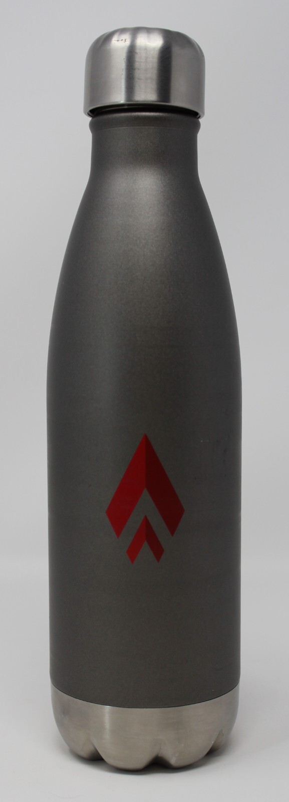 Water Bottle by h2Go - Grey with Red Arrow Motif - 10" - 22 fl. oz.
