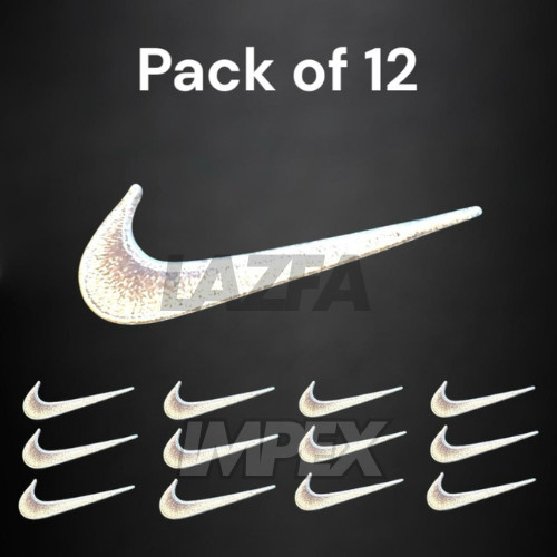 SWOOSH 2.5" Embroidered Iron On Patch Pack of 12 Embroidery Patch Ship from USA