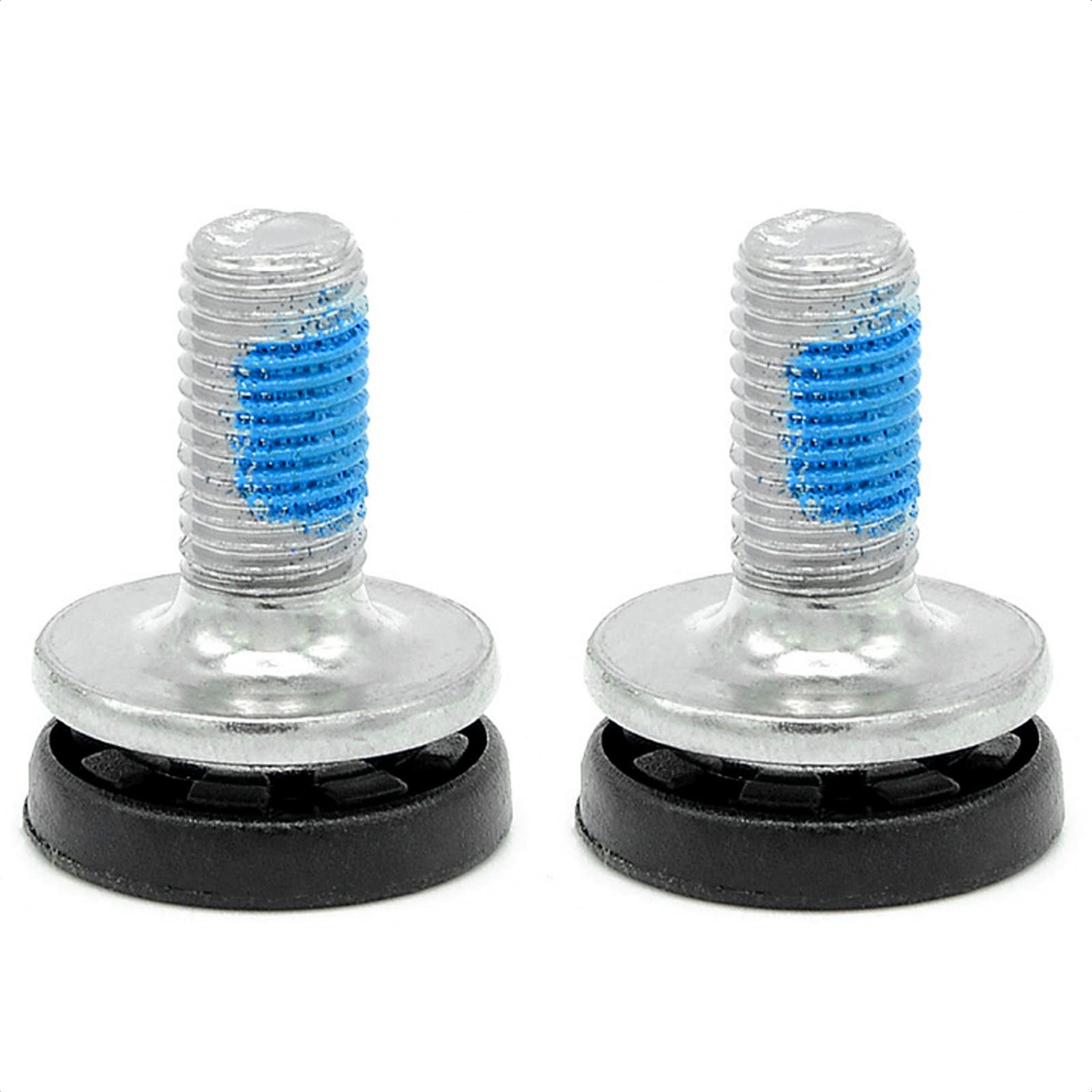 KIEVODE 2 PCS Bike 8mm Hex Crank Arm Fixing Bolts with Caps - Standard, Black
