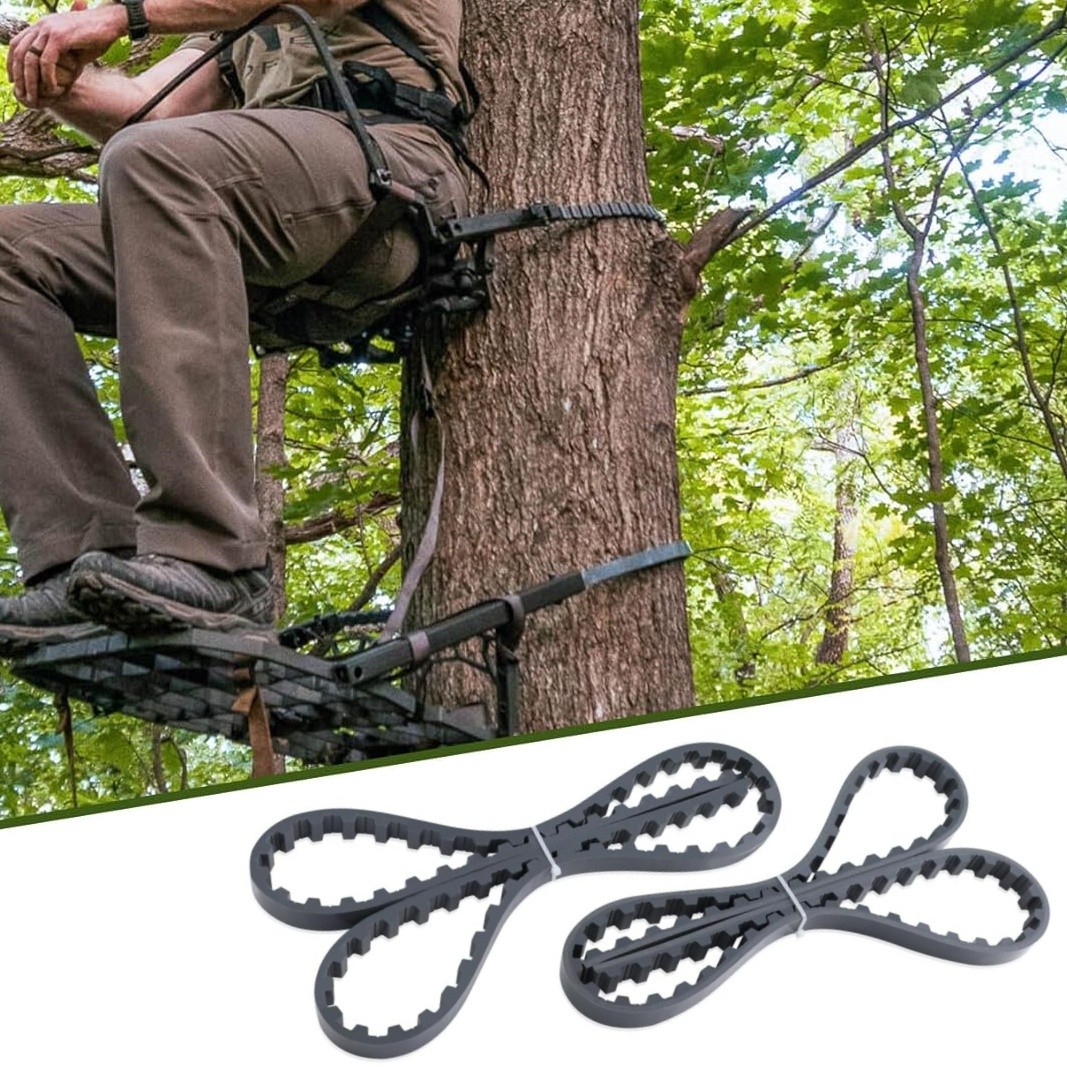 Fits Lone Wolf Sit & Climb Climbing Tree Stand 61" Stand Traction Belts 2PCS
