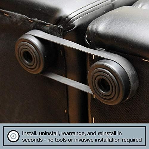 Sectional Connectors 4 Pack – Keep Cushions from Sliding Easy Install Straps