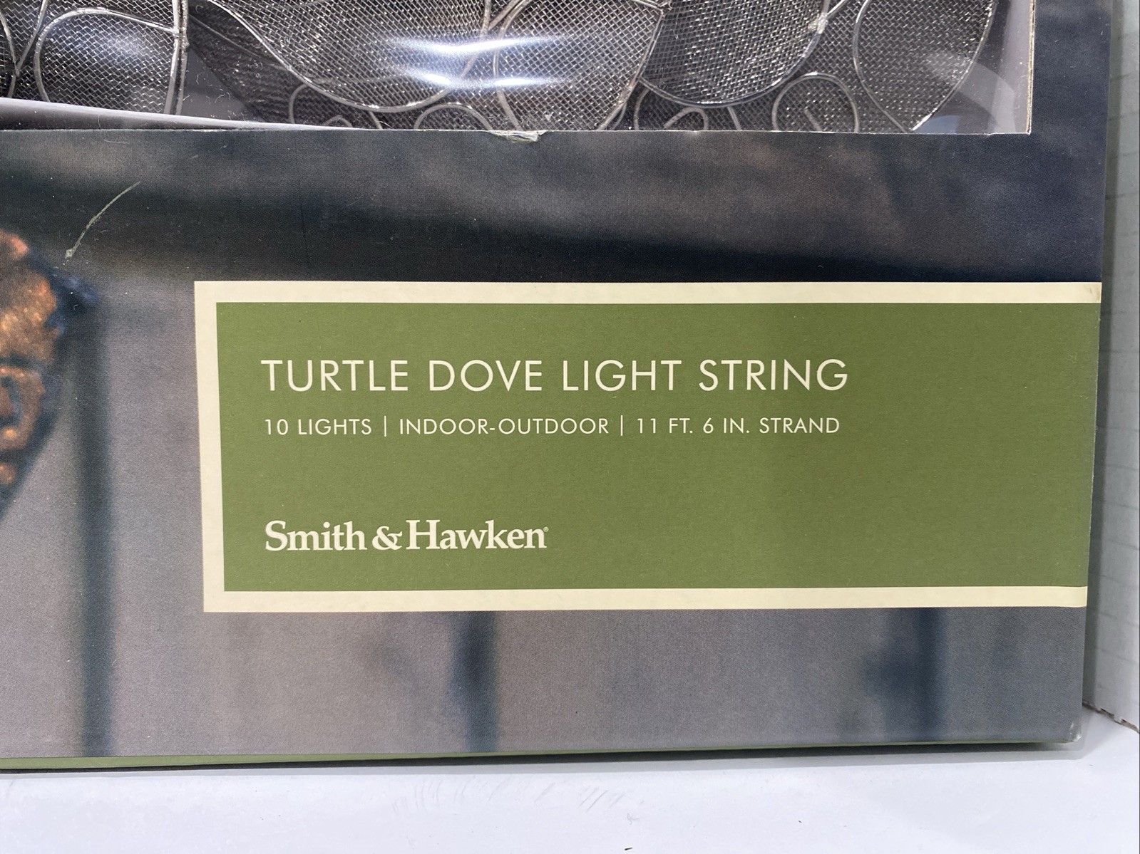 Smith & Hawken Turtle Dove Light String #954479