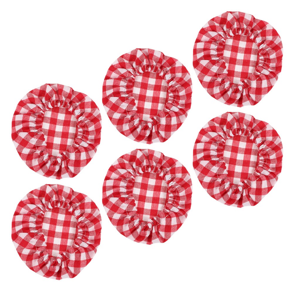 6 Pcs Fermentation Cloth Sourdough Jar Cover Fabric Elastic Bread