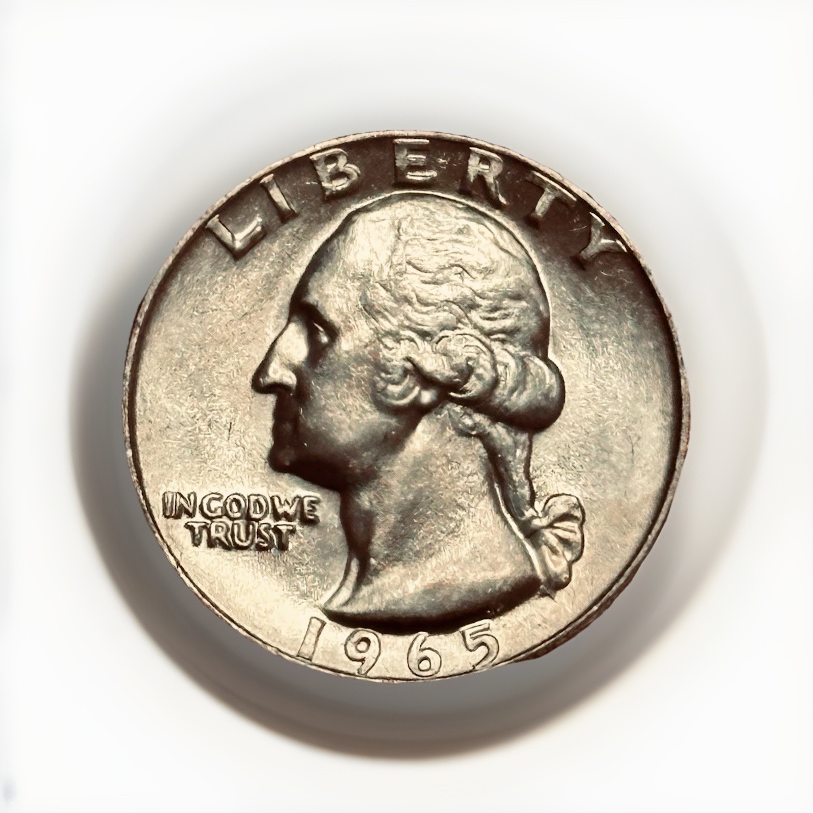 1965 - (P)Washington Quarter - BU - Uncirculated Beautiful Vintage US 🇺🇸 COIN