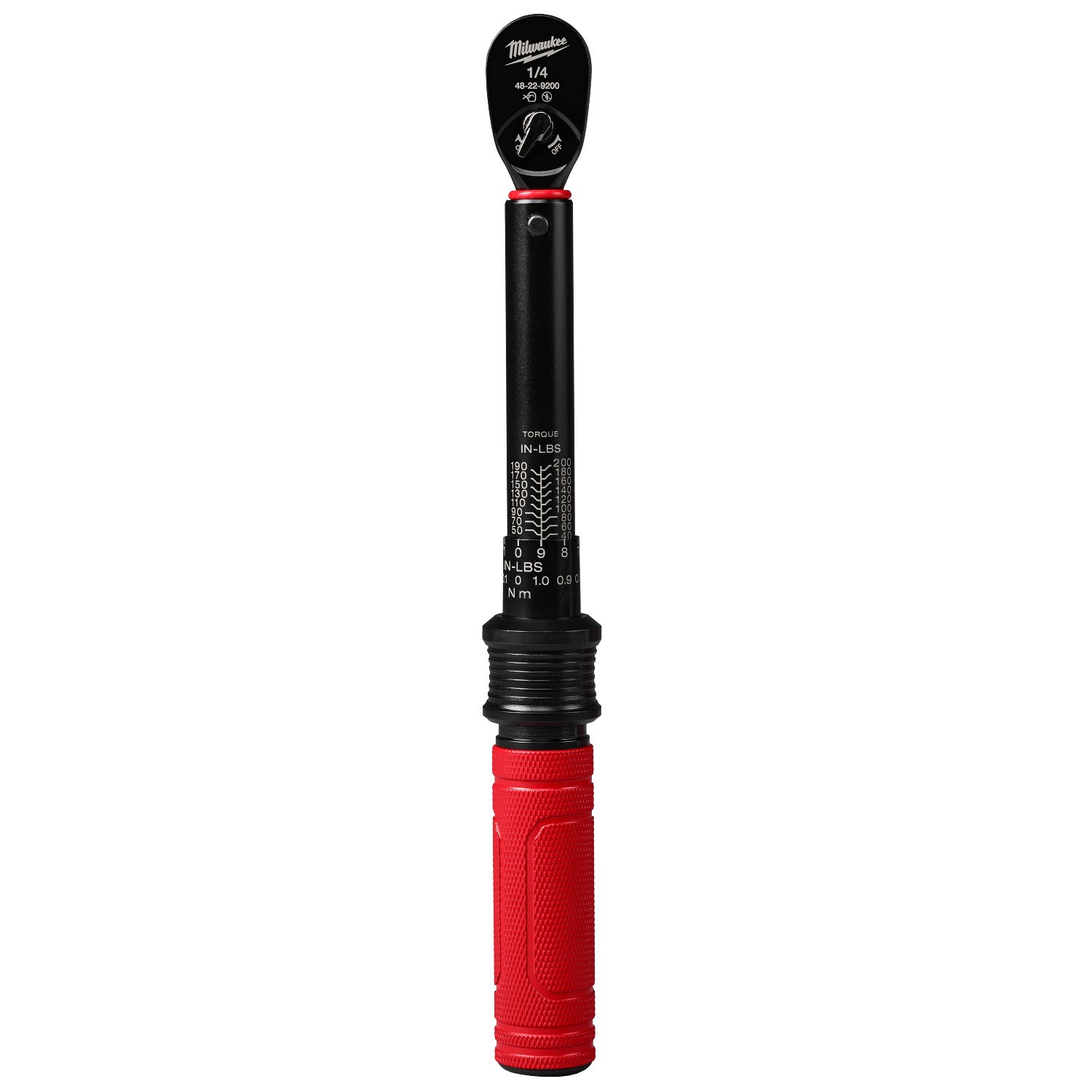 Milwaukee 48-22-9200 1/4in Drive Click Torque Wrench 40-200 in-lbf