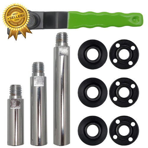 5/8-11 Angle Grinder Extension Shaft Connecting Rod with Grinder Adjustable S...