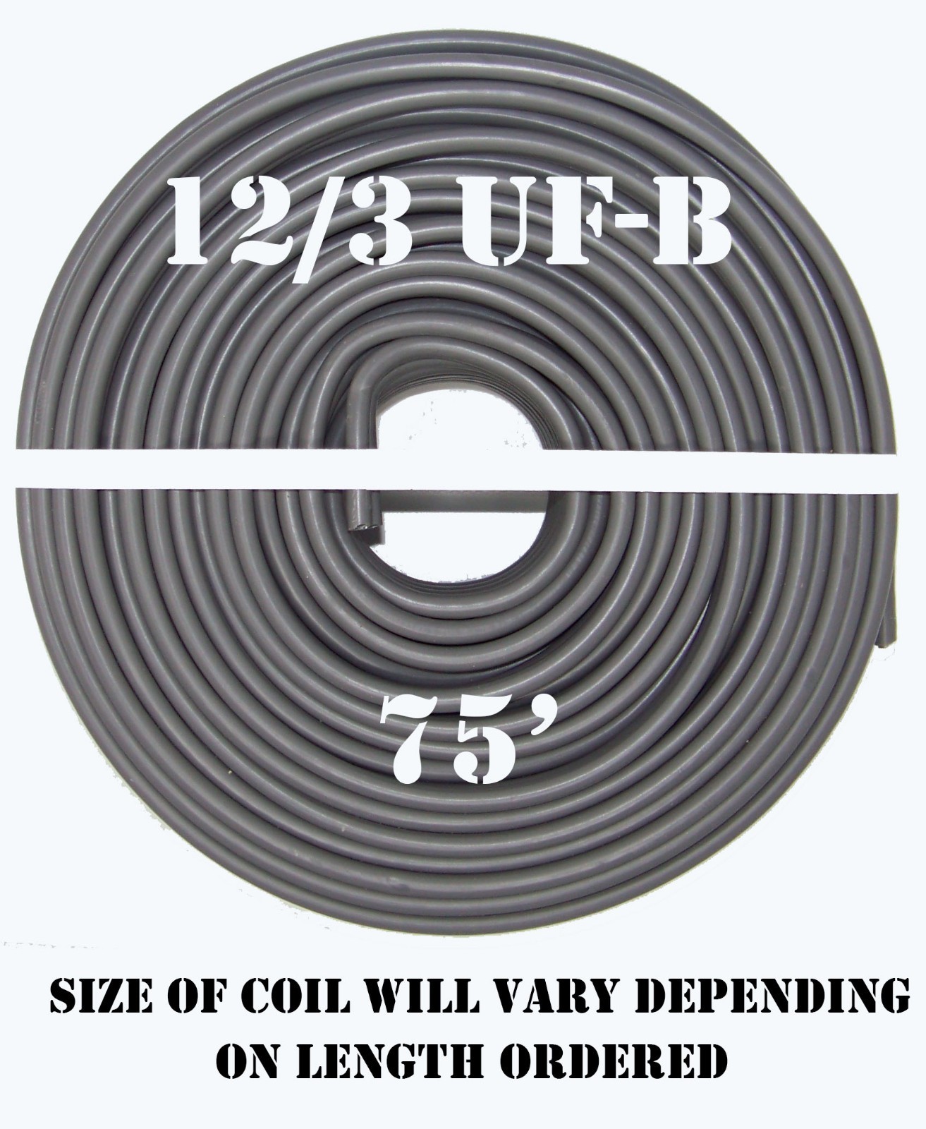 Cable Cabana 12/3 UF-B x 75' Underground Feeder Cable