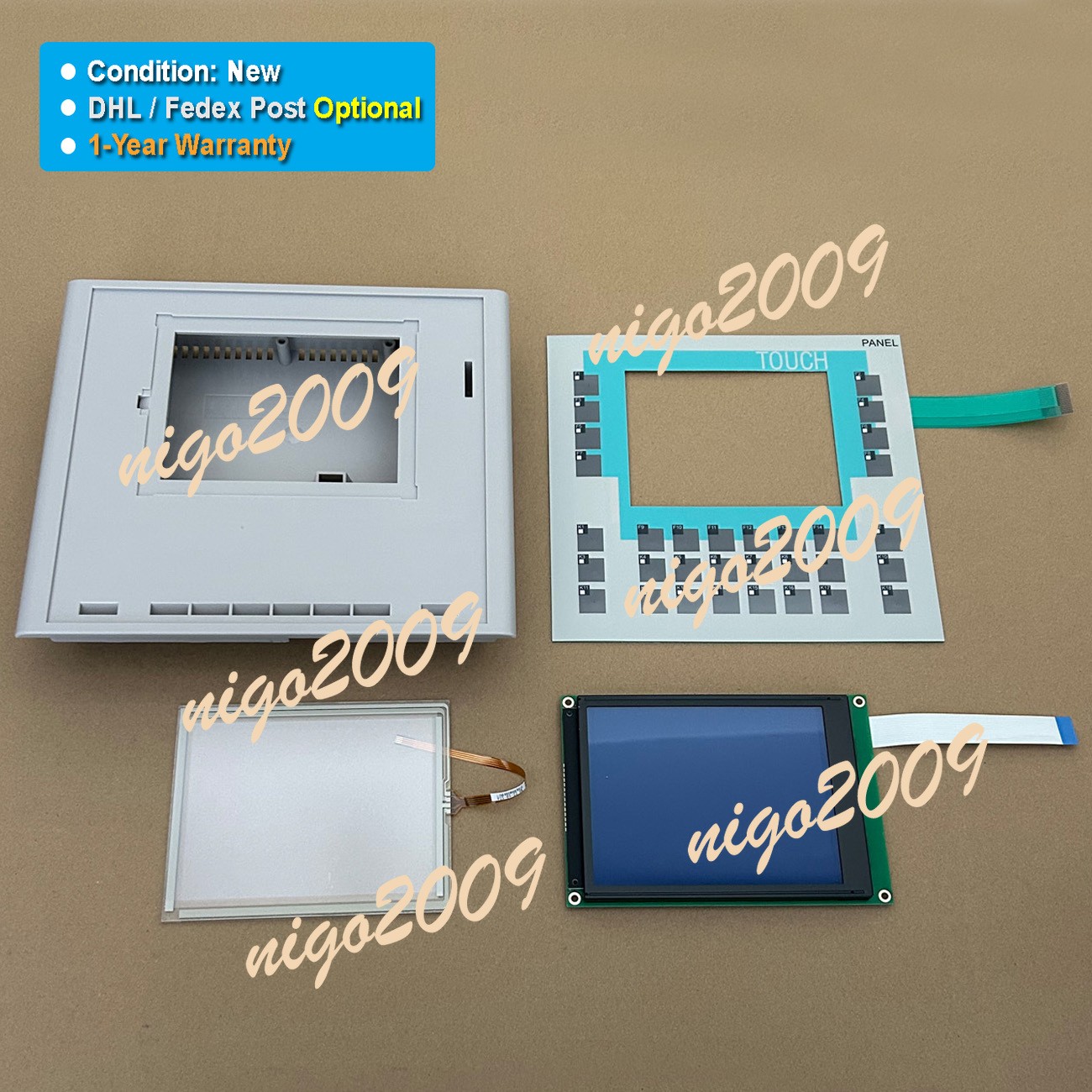 For SIEMENS OP177B 6AG1642-0DC01-4AX1 LCD Display Touch Screen Membrane Plastic