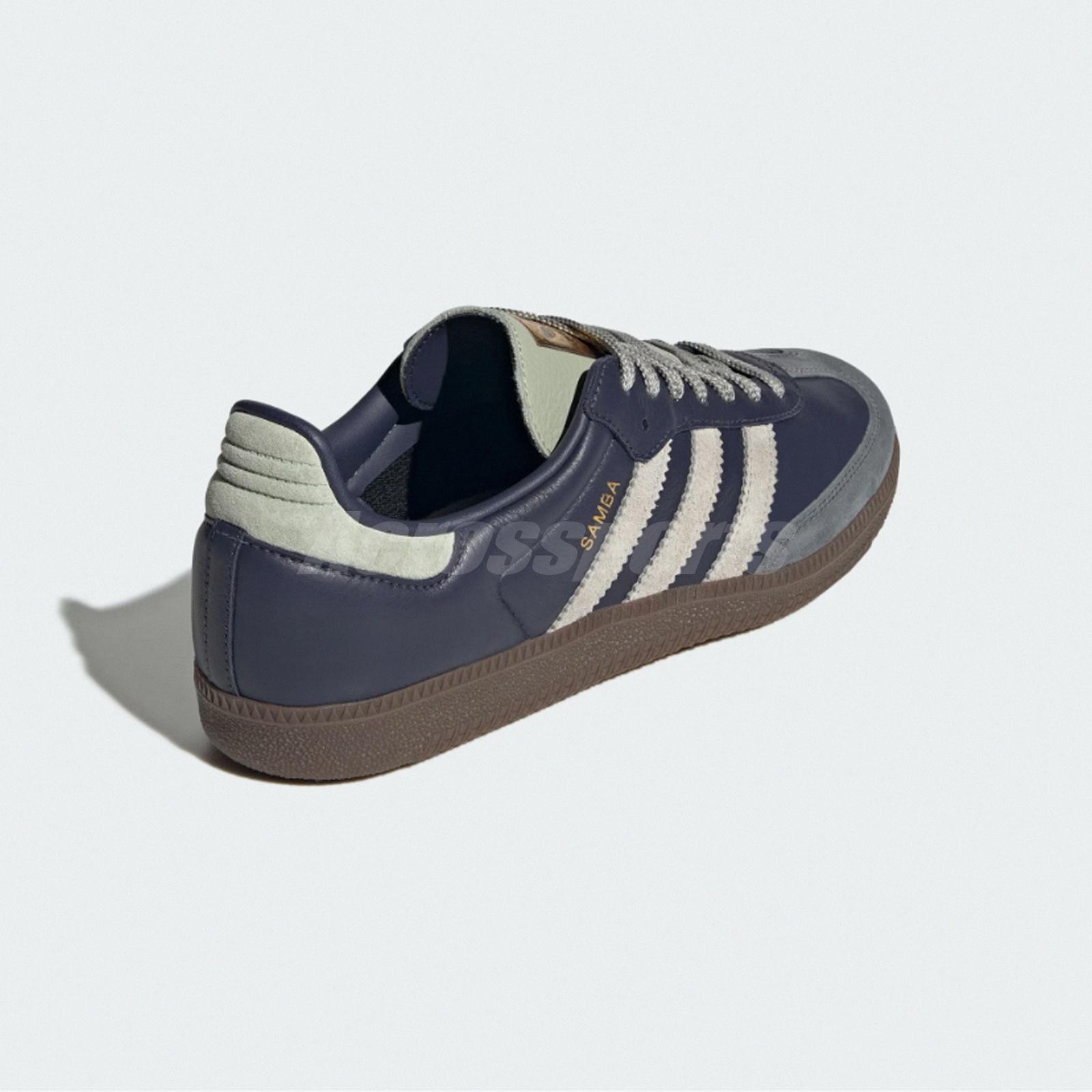 adidas Originals Samba OG Shadow Navy Sesame Carbon Men Casual Shoes KI8888