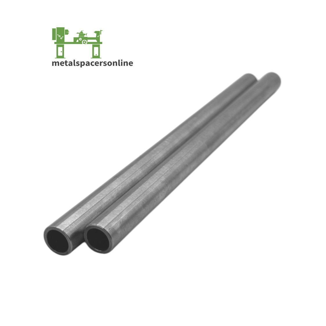 Mild Steel Spacer-Tubing- 1/2" OD x 3/8" ID x 8" Long--Fits M8 or 3/8" Bolts